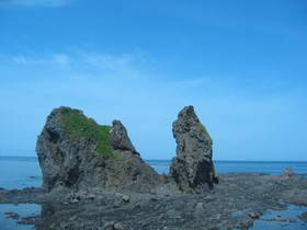 往宇登呂溫泉沿途風景